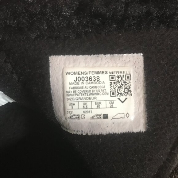 Merrell Icepack 2 Zip Polar Waterproof Snow Boot Black Suede Leather Size 9 - Picture 10 of 13